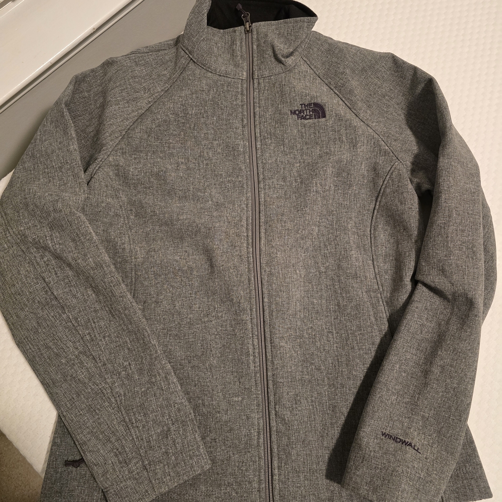 The North Face Heather Gray WindWall Jacket